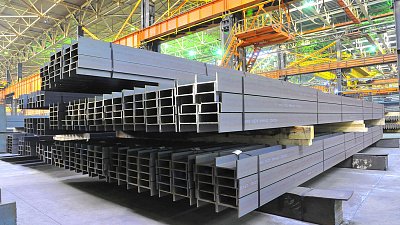 ЧМК продал в 3,5 раза больше строительной балки ЧМК продал в 3,5 раза больше строительной балки