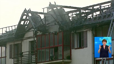 Вспыхнул дом в микрорайоне «Залесье»