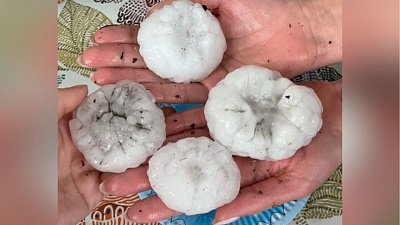 На Челябинскую область обрушился сильнейший град