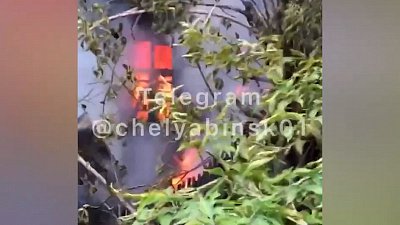 Частный жилой дом сгорел в Челябинске
