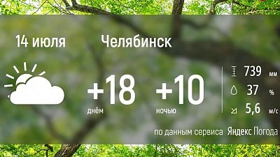 На Южном Урале ожидается небольшое похолодание