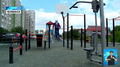 В Ленинском благоустраивают дворы и скверы