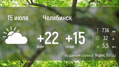 В Челябинской области снова немного потеплеет