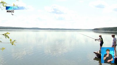 На Тургояке ловят линя, чебака и рипуса