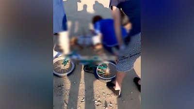 Последствия смертельной аварии с ребенком в Кыштыме попали на видео