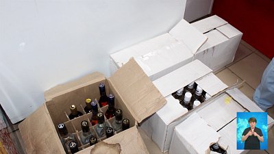 Изъят алкоголь на миллион рублей