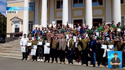 На «Маяке» открылась студенческая стройка