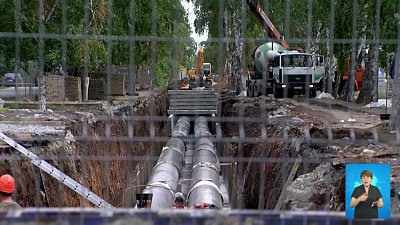 Сквер на проспекте Победы разрушил ремонт труб