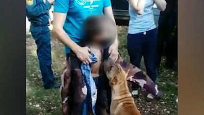 Видео с поисков шестилетнего мальчика в Челябинске