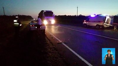 На сотрудника ГИБДД опрокинулся автомобиль