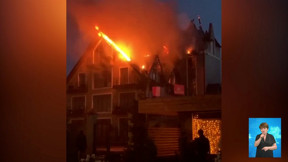 Гостевой дом загорелся во время грозы