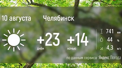 В Челябинской области ожидают теплую погоду