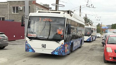 В Миассе обкатывают новые московские троллейбусы