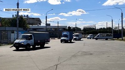 Необычный свадебный кортеж