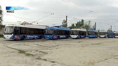 В Миассе начали обкатывать новые троллейбусы