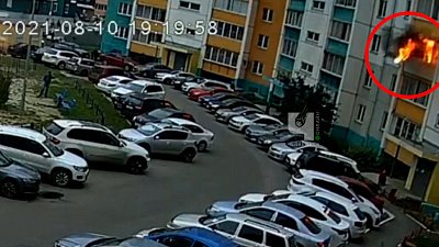 В Челябинске попал на видео взрыв в квартире