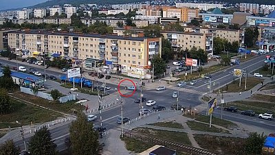 В Миассе ДТП на пешеходном переходе попало на видео