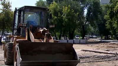 В центре Челябинска к началу осени откроется новый сквер