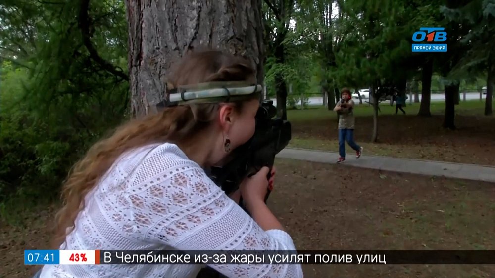 Военно-тактическая игра «Лазертаг» в рубрике «Точка отрыва»