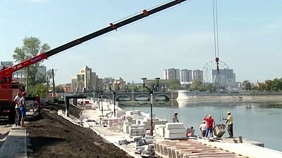 В центре Челябинска завершают реконструкцию набережной