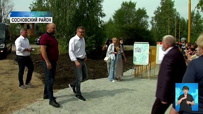 Глава региона посетил Сосновский район