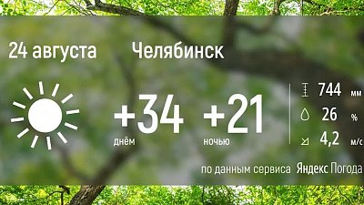 В Челябинской области новая неделя начинается с аномальной жары