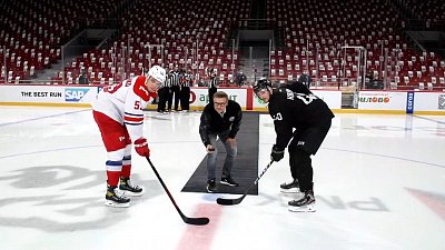 Алексей Текслер дал напутствие хоккеистам на открытии Кубка губернатора