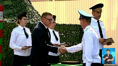 Молодым пограничникам вручили кодекс чести