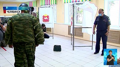 Прошли учения на случай ЧП на выборах