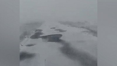 Видео заснеженной Якутии в августе