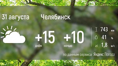 На Южном Урале сохранится осенняя погода