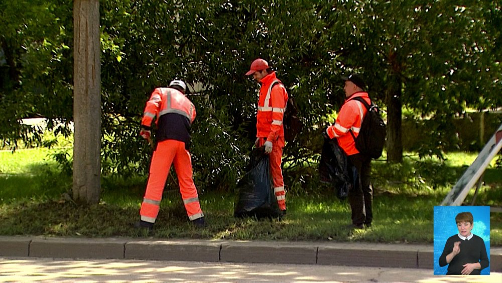 Мэр Челябинска поручила убрать мусор с газонов