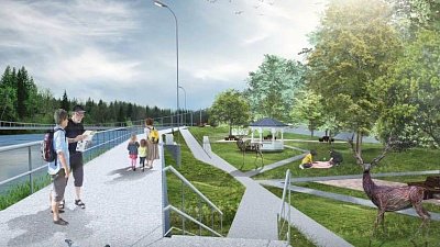 На благоустройство парков в Аше и Трехгорном направят более 200 млн рублей