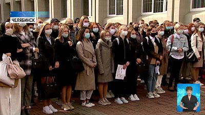 В медуниверситет приняли 800 первокурсников