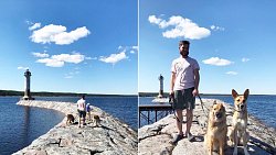 Путешествие на край света: челябинская семья с ребенком и собаками на машине доехала до Териберки