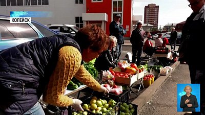 Садоводы продают излишки овощей и фруктов