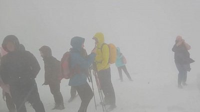 Первый снег в Челябинской области попал на записи видеокамер