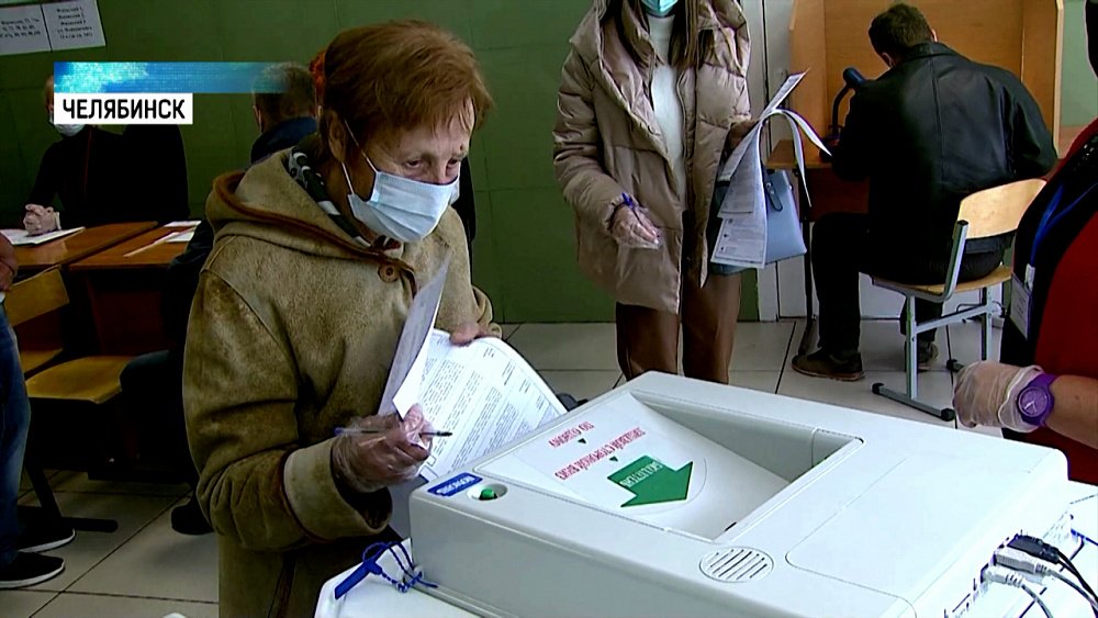 Пенсионерка отметила 85-летие на выборах