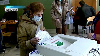 Пенсионерка отметила 85-летие на выборах