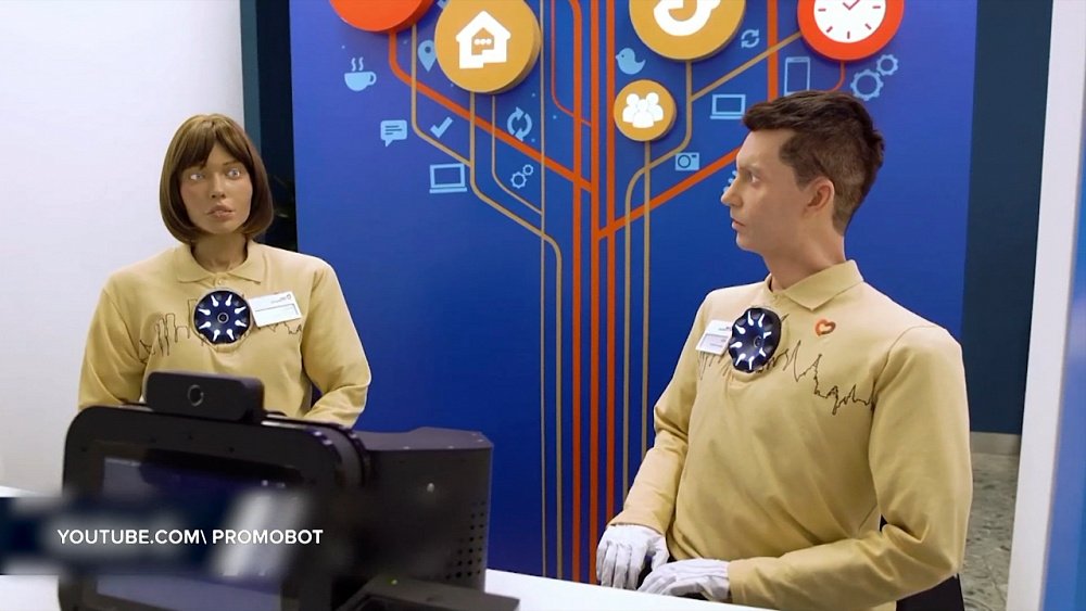 Робот с человеческим лицом в рубрике «Инспектор Гаджет»