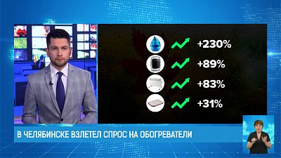 В Челябинске взлетел спрос на обогреватели