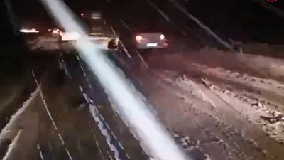 Видео снегопада на трассах Южного Урала