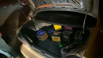 В Челябинске сотрудники ГИБДД задержали подозреваемых в кражах автомобильных аккумуляторов