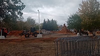 Ликвидацию песочных скульптур сняли на видео в Челябинске