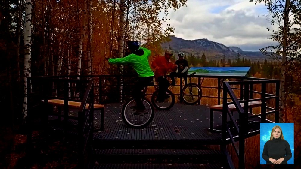 Южноуральцы покорили горы на одном колесе