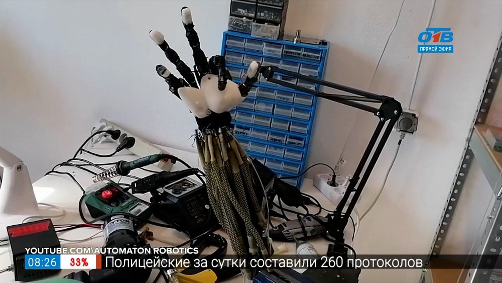 Гидравлическая роборука в рубрике «Инспектор Гаджет»