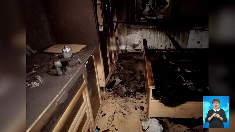 В Златоусте во время пожара погиб мужчина