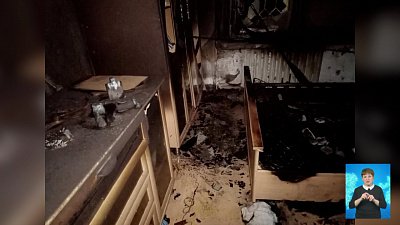 В Златоусте во время пожара погиб мужчина