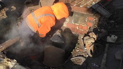 В Златоусте порыв на теплотрассе оставил без воды местных жителей