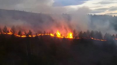 В Усть-Катаве ликвидировали крупный ландшафтный пожар